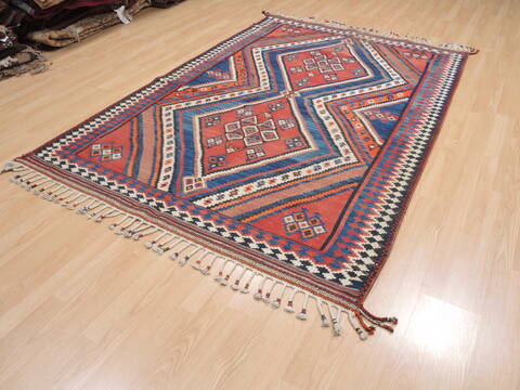 Kilim Red Flat Woven 53 X 710  Area Rug 100-110371 Image 2