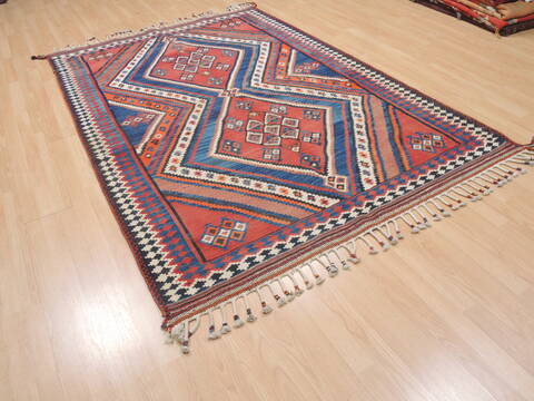 Kilim Red Flat Woven 53 X 710  Area Rug 100-110371 Image 3