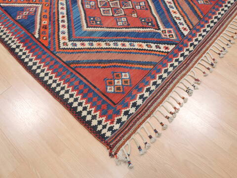 Kilim Red Flat Woven 53 X 710  Area Rug 100-110371 Image 4