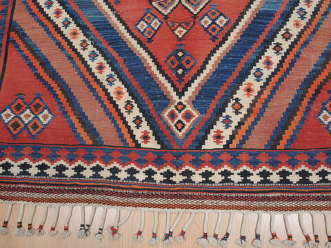 Kilim Red Flat Woven 53 X 710  Area Rug 100-110371 Image 5