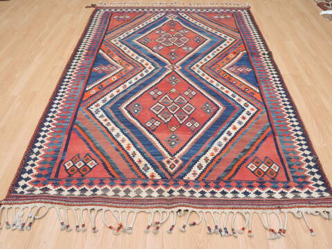 Kilim Red Flat Woven 53 X 710  Area Rug 100-110371 Image 7