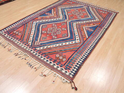 Kilim Red Flat Woven 53 X 710  Area Rug 100-110371 Image 8
