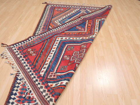 Kilim Red Flat Woven 53 X 710  Area Rug 100-110371 Image 9