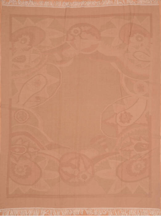 Kilim Beige Flat Woven 72 X 92  Area Rug 100-110382 Image 0