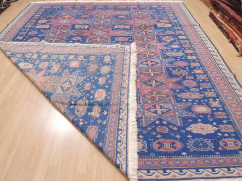 Kilim Blue Square Flat Woven 96 X 112  Area Rug 100-110384 Image 10