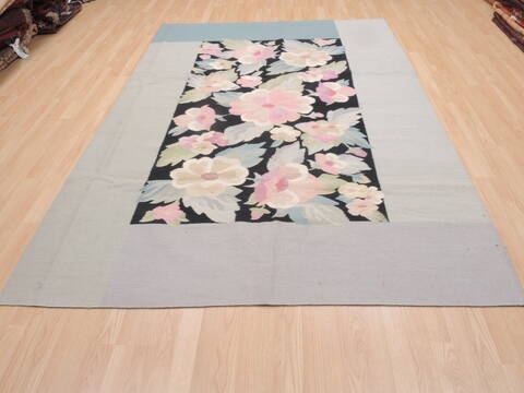 Kilim Blue Flat Woven 60 X 811  Area Rug 100-110396 Image 1