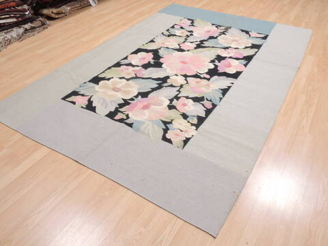 Kilim Blue Flat Woven 60 X 811  Area Rug 100-110396 Image 2