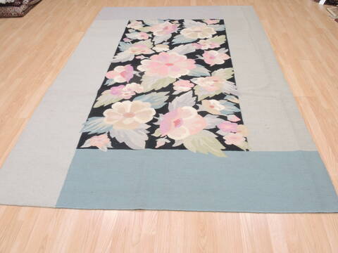 Kilim Blue Flat Woven 60 X 811  Area Rug 100-110396 Image 4