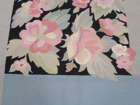 Kilim Blue Flat Woven 60 X 810  Area Rug 100-110398 Image 5