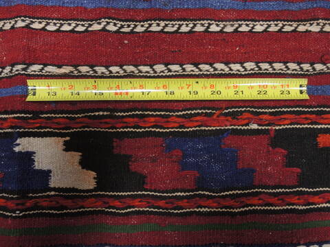 Kilim Red Runner Flat Woven 47 X 102  Area Rug 100-110399 Image 9