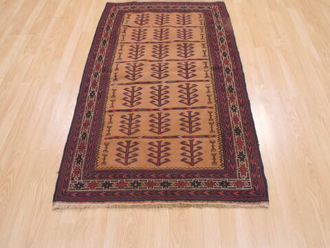 Kilim Red Flat Woven 32 X 53  Area Rug 100-110403 Image 1