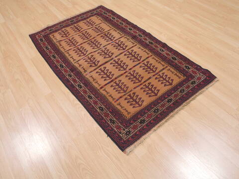 Kilim Red Flat Woven 32 X 53  Area Rug 100-110403 Image 3