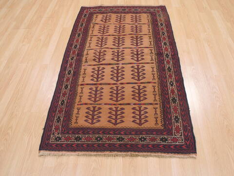 Kilim Red Flat Woven 32 X 53  Area Rug 100-110403 Image 4