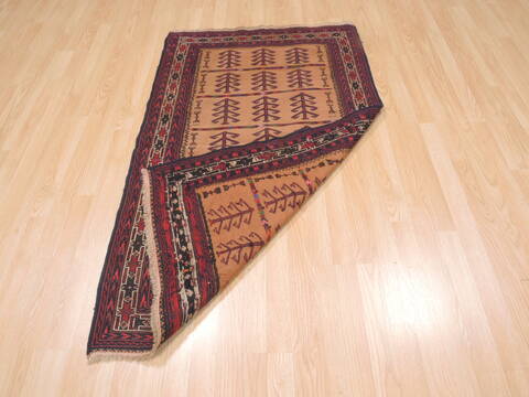 Kilim Red Flat Woven 32 X 53  Area Rug 100-110403 Image 8