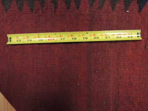 Kilim Red Square Flat Woven 38 X 40  Area Rug 100-110404 Image 7