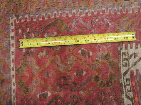 Kilim Beige Runner Flat Woven 51 X 129  Area Rug 100-110410 Image 7