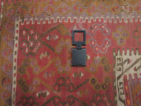 Kilim Beige Runner Flat Woven 51 X 129  Area Rug 100-110410 Image 8