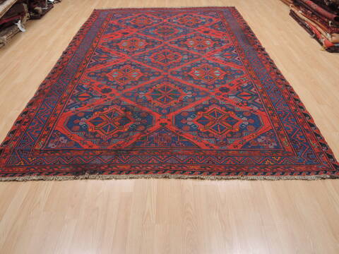 Kilim Red Flat Woven 71 X 110  Area Rug 100-110411 Image 1