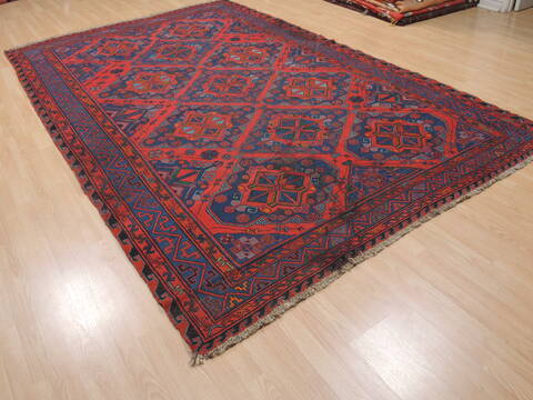 Kilim Red Flat Woven 71 X 110  Area Rug 100-110411 Image 3