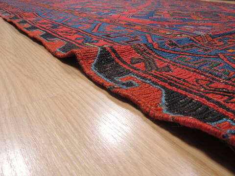 Kilim Red Flat Woven 71 X 110  Area Rug 100-110411 Image 5