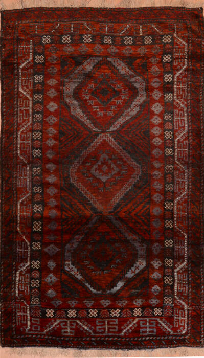Kilim Red Flat Woven 71 X 110  Area Rug 100-110411 Image 0