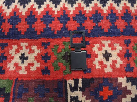 Kilim Blue Flat Woven 59 X 87  Area Rug 100-110416 Image 8