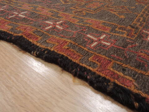 Kilim Brown Flat Woven 60 X 99  Area Rug 100-110435 Image 5