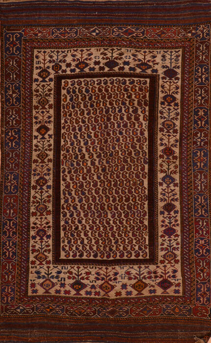 Kilim Blue Flat Woven 58 X 90  Area Rug 100-110458 Image 0