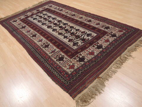Kilim Red Flat Woven 410 X 83  Area Rug 100-110460 Image 3