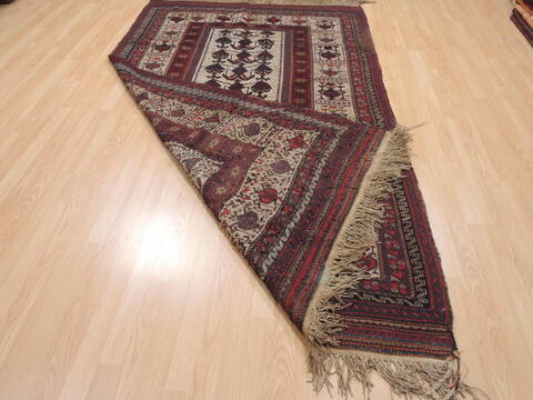 Kilim Red Flat Woven 410 X 83  Area Rug 100-110460 Image 7