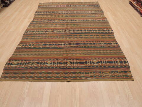 Kilim Beige Flat Woven 56 X 92  Area Rug 100-110467 Image 1