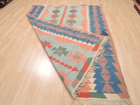 Kilim Blue Flat Woven 60 X 86  Area Rug 100-110473 Image 5