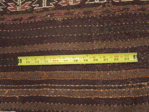 Kilim Brown Flat Woven 57 X 92  Area Rug 100-110477 Image 7