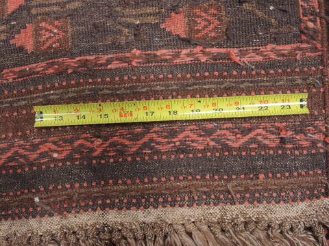Kilim Brown Flat Woven 49 X 711  Area Rug 100-110480 Image 6