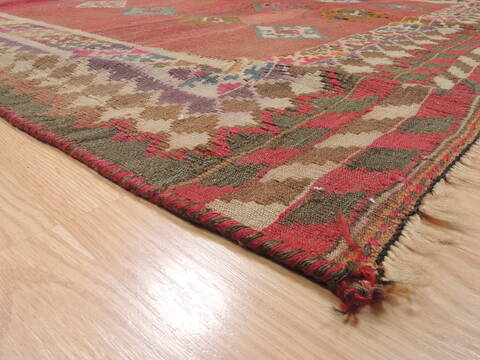 Kilim Red Flat Woven 48 X 73  Area Rug 100-110483 Image 4