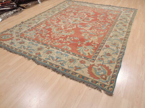 Kilim Green Flat Woven 79 X 910  Area Rug 100-110485 Image 2