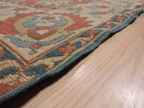 Kilim Green Flat Woven 79 X 910  Area Rug 100-110485 Image 5