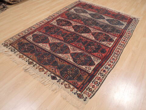 Kilim Blue Flat Woven 411 X 71  Area Rug 100-110489 Image 2