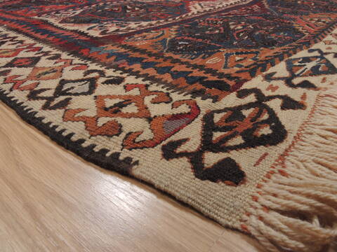 Kilim Blue Flat Woven 411 X 71  Area Rug 100-110489 Image 5
