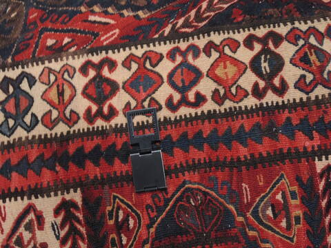 Kilim Blue Flat Woven 411 X 71  Area Rug 100-110489 Image 8
