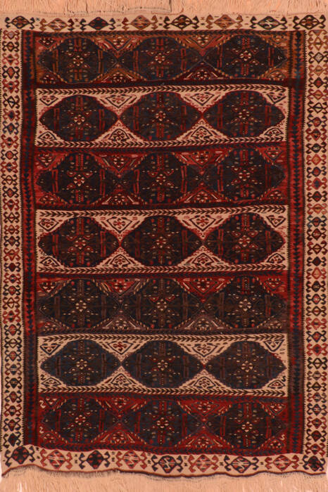 Kilim Blue Flat Woven 411 X 71  Area Rug 100-110489 Image 0