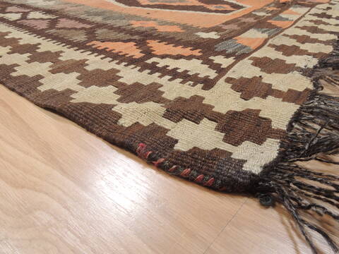 Kilim Brown Flat Woven 43 X 69  Area Rug 100-110490 Image 4