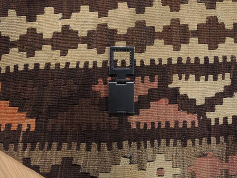 Kilim Brown Flat Woven 43 X 69  Area Rug 100-110490 Image 7