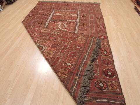 Kilim Red Flat Woven 511 X 87  Area Rug 100-110494 Image 7