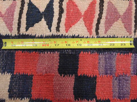 Kilim Multicolor Flat Woven 49 X 92  Area Rug 100-110504 Image 6