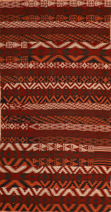 Kilim Red Flat Woven 64 X 123  Area Rug 100-110509 Image 0