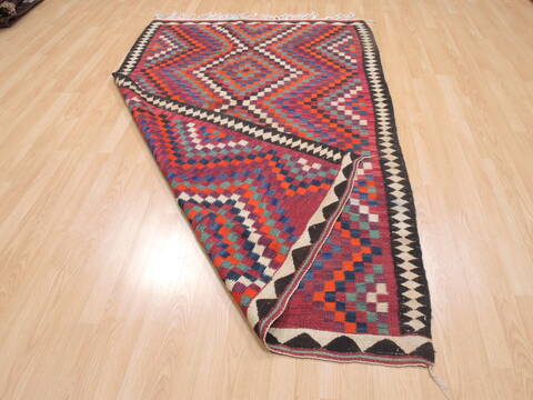 Kilim Red Flat Woven 48 X 75  Area Rug 100-110513 Image 5
