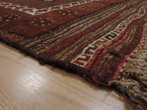 Kilim Red Flat Woven 47 X 73  Area Rug 100-110517 Image 5
