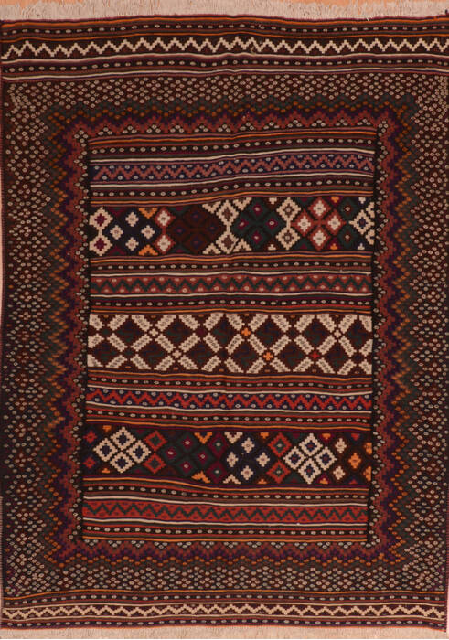 Kilim Brown Flat Woven 51 X 611  Area Rug 100-110531 Image 0