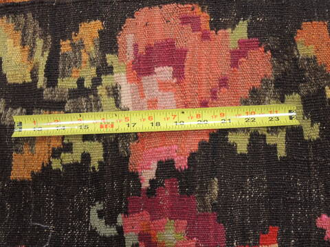 Kilim Green Runner Flat Woven 49 X 1011  Area Rug 100-110558 Image 9